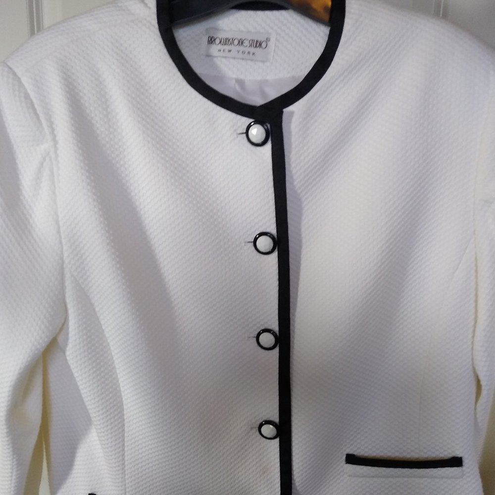 Black & White Cotton Suit